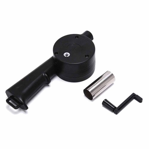 Mini Barbecue Fan Air Blower - Black