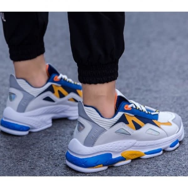 Men's Lace-up Sneakers - Multicolour