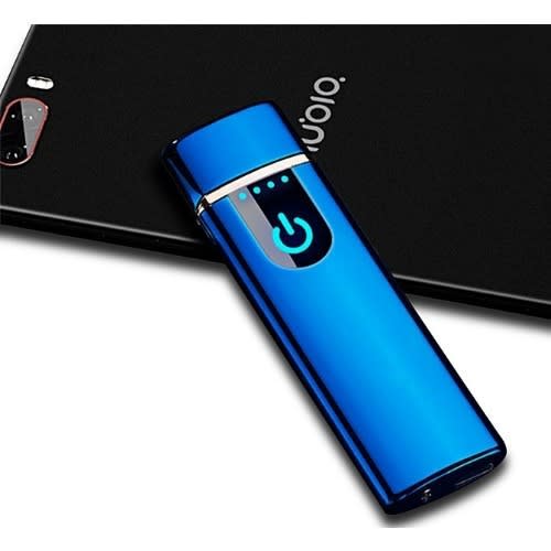 Touch Induction Charging Usb Lighter - Blue
