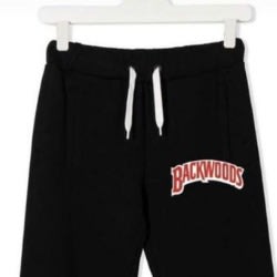 Backwoods Printed Casual Joggers - Black