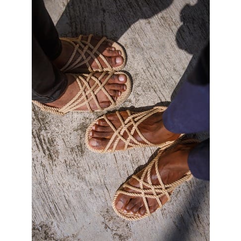 Unisex Cane Rope Sandal