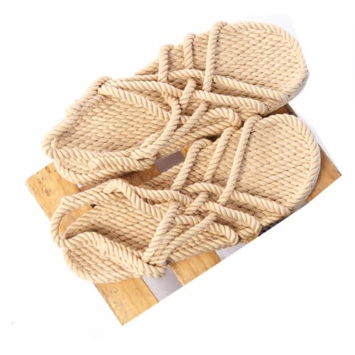 Unisex Cane Rope Sandal