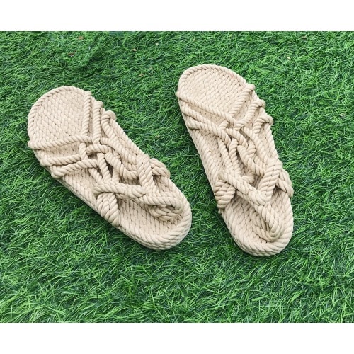 Unisex Cane Rope Sandal