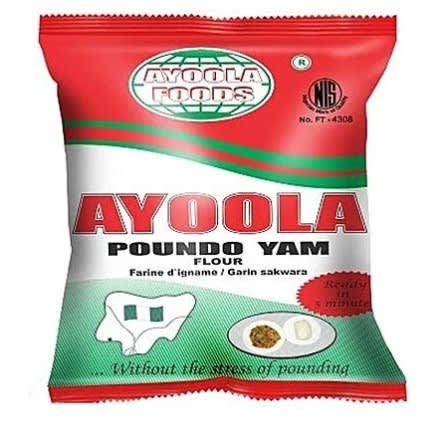 Ayoola Foods Poundo Yam Flour - 0.9kg - 5 Pieces