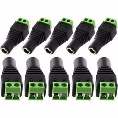 CCTV DC Jack Connector - Female- 10Pcs