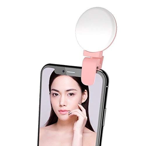 Mini Q Selfie Ring Light Portable Flash Led Usb Clip Mobile