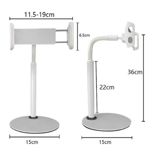 Zm300 Giraffe Desk Stand For Phone & Tablet – White