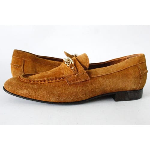 Men's Lex Tan Chain Italian Loafers