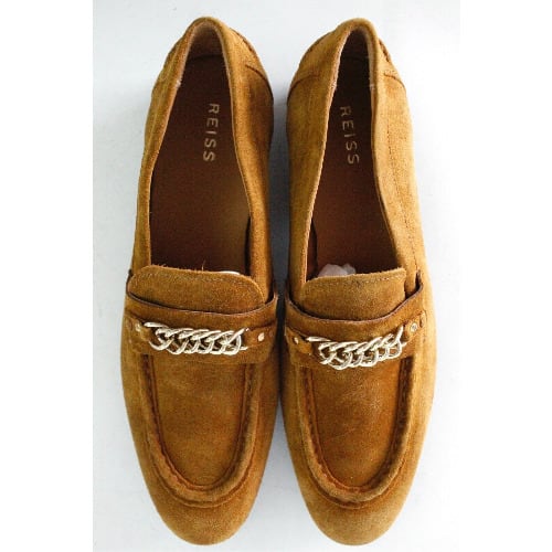 Men's Lex Tan Chain Italian Loafers