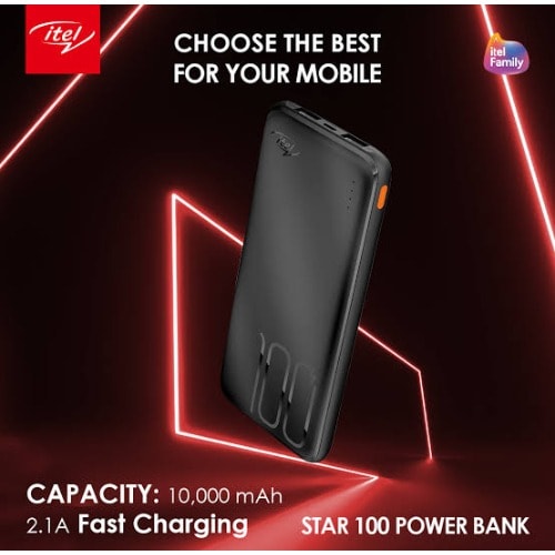 Star 100 - 10000mah Power Bank Double Charge
