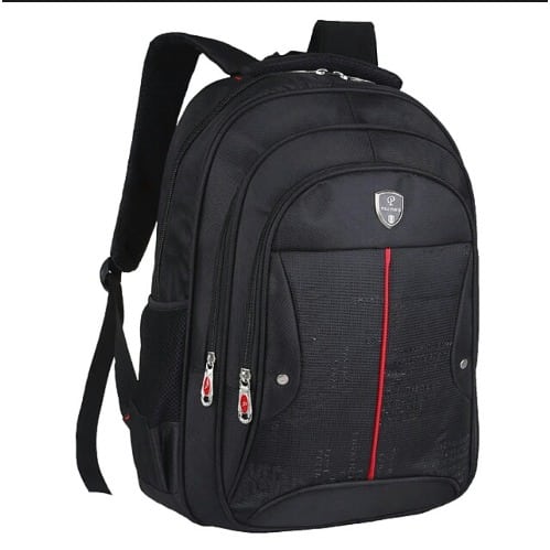 Water-Resistant Laptop Backpack - Black + Laptop Sleeve