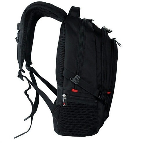 Water-Resistant Laptop Backpack - Black + Laptop Sleeve