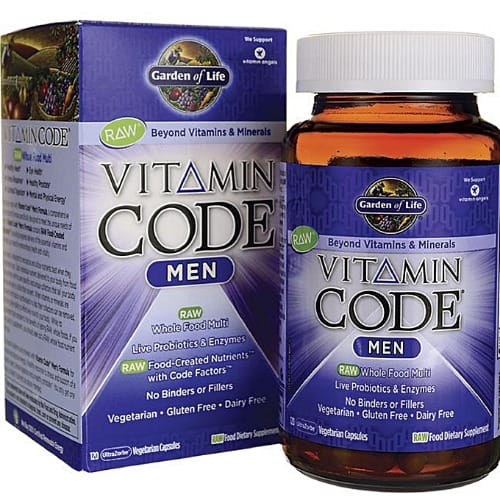 Vitamin Code Men 120 Capsules Multivitamins