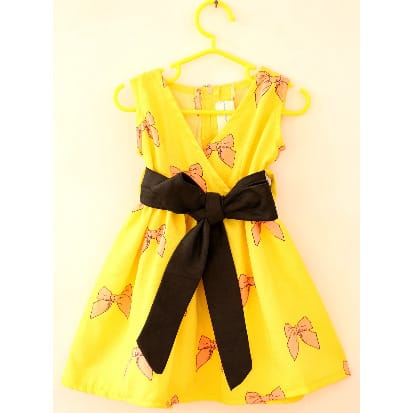 Yellow Floral Dress
