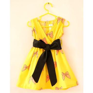 Yellow Floral Dress