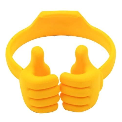 Ok Thumbs-up Phone Holder - Yellow - Set Of 5