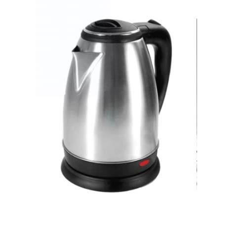 Stainless Steel Electric Kettle - 1.8L - 1500W - Silver/black