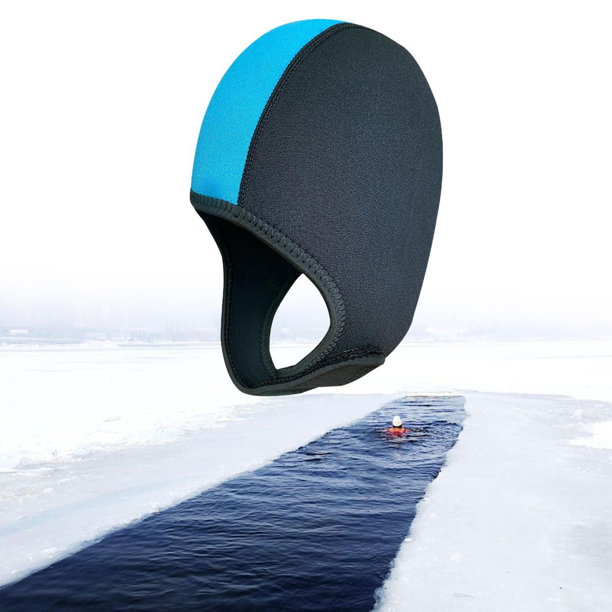 2Pieces Neoprene Dive Hood Stretchy Thermal Surfing