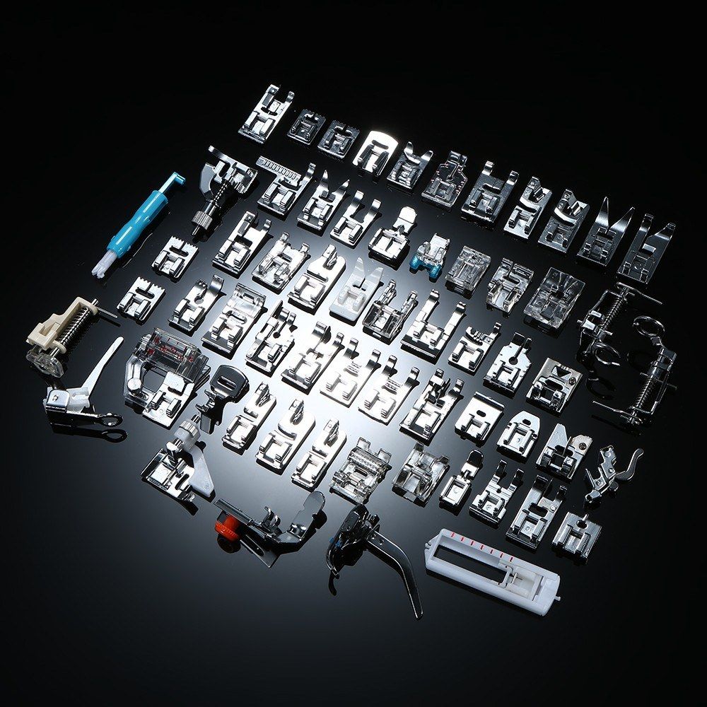 62pcs Professional Domestic Sewing Machine Presser Foot Set