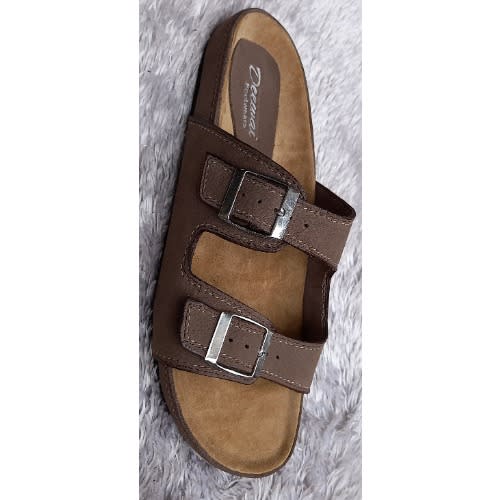2 Straps Birkenstock Italian Leather Slippers
