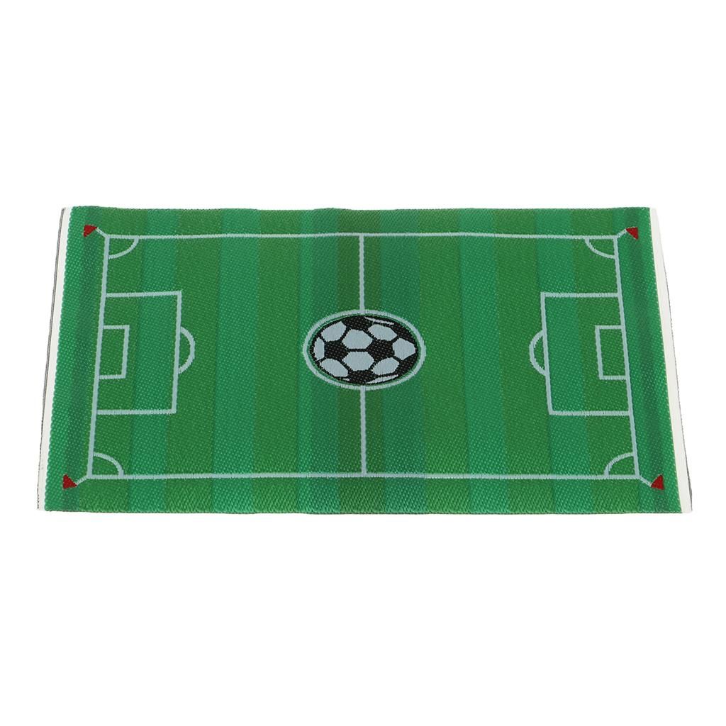 12th Floor Covering Football Field Rug Embroidery Cloth