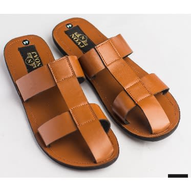 Men's Double Cross Slides