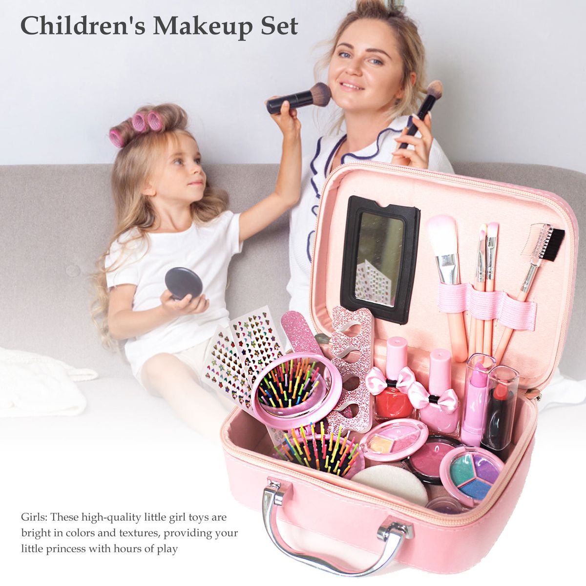 Pretend Play Cosmetics Set Beauty Makeup Kit Children Girls