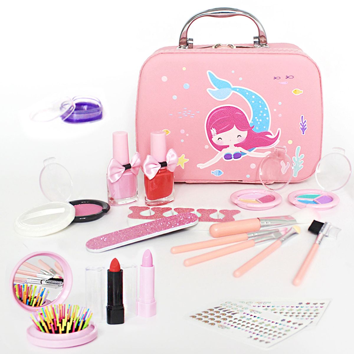 Pretend Play Cosmetics Set Beauty Makeup Kit Children Girls