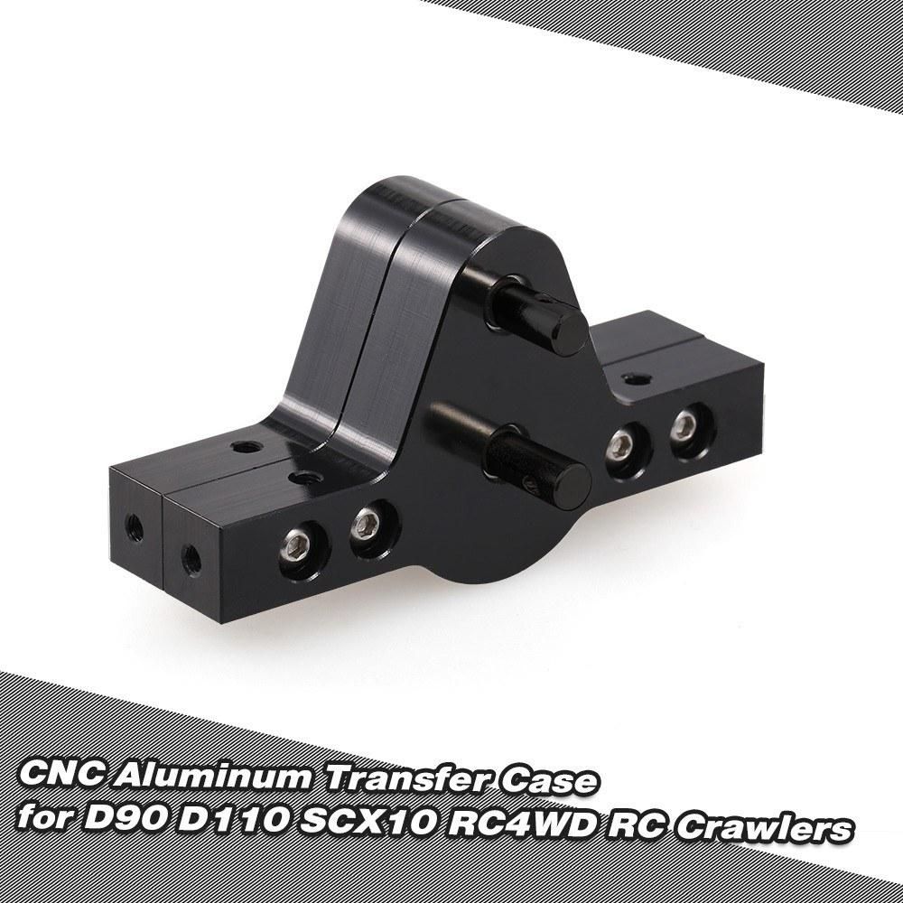 CNC Aluminum Transfer Case for D90 D110 SCX10 RC4WD RC Crawler Trucks