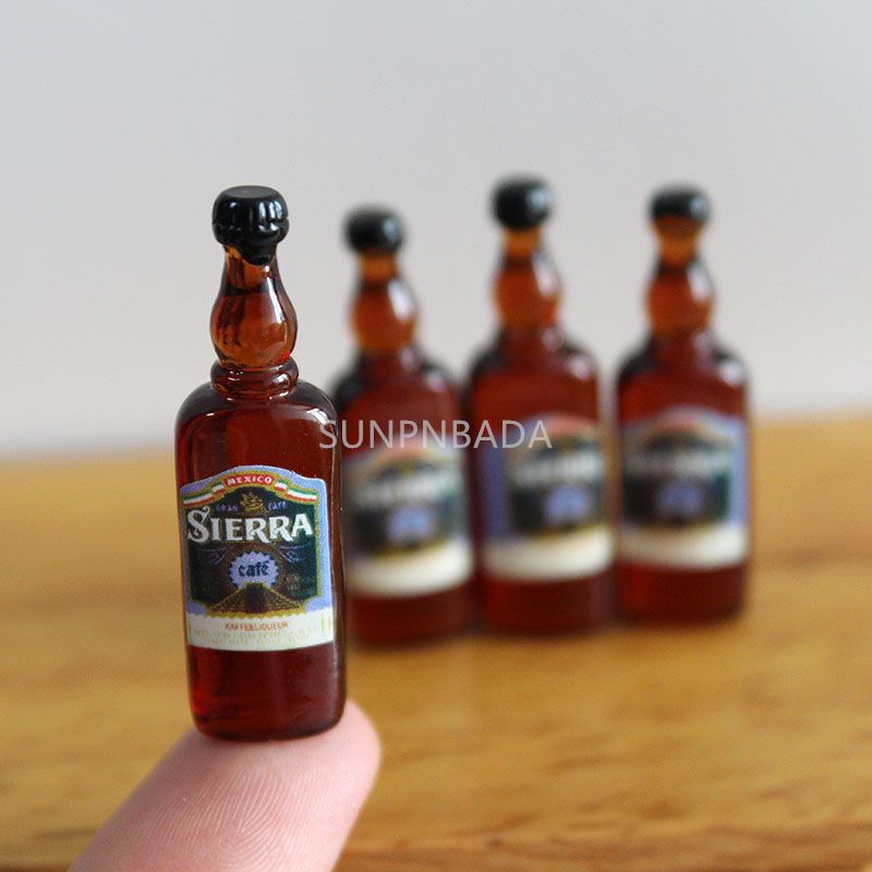 16 Scale Miniature Dollhouse Wine Mini Whisky Bottle Drinks