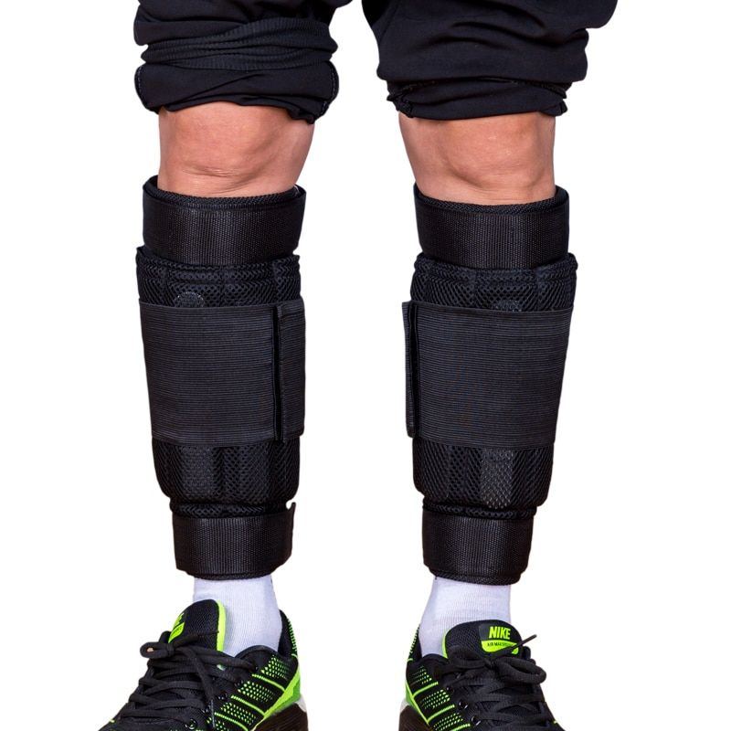 Wesing 100% Cotton Instep Guard MMA Sparring Sanda Boxing Taekwondo Muay Thai Karate Shin Guards Foot Ankle  Ankle No Steels