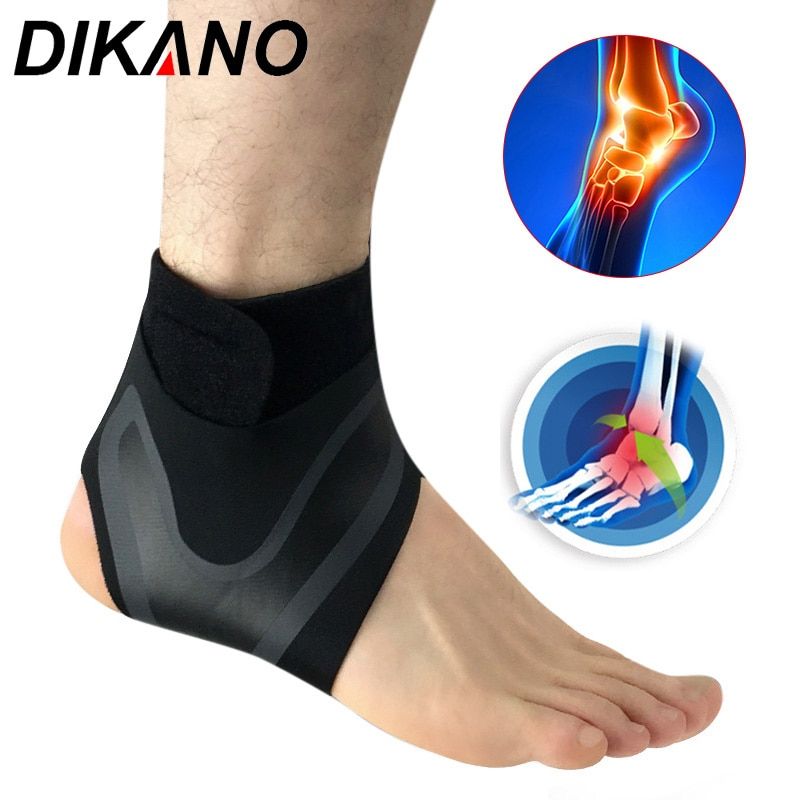 Sport Ankle Support  Elastic Band Safety Running Basketball Fitness Foot Heel Wrap Bandage Fascitis Plantar Left XL