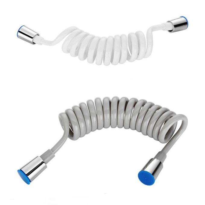 Spring Shower Hose Toilet Bidet  Er Telephone Line Plumbing Hose Nozzles-gray-1.5m