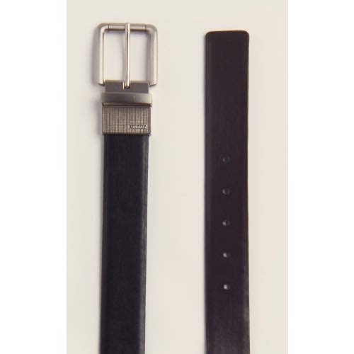 Men’s Reversible Smooth Leather Belt - Black And Brown