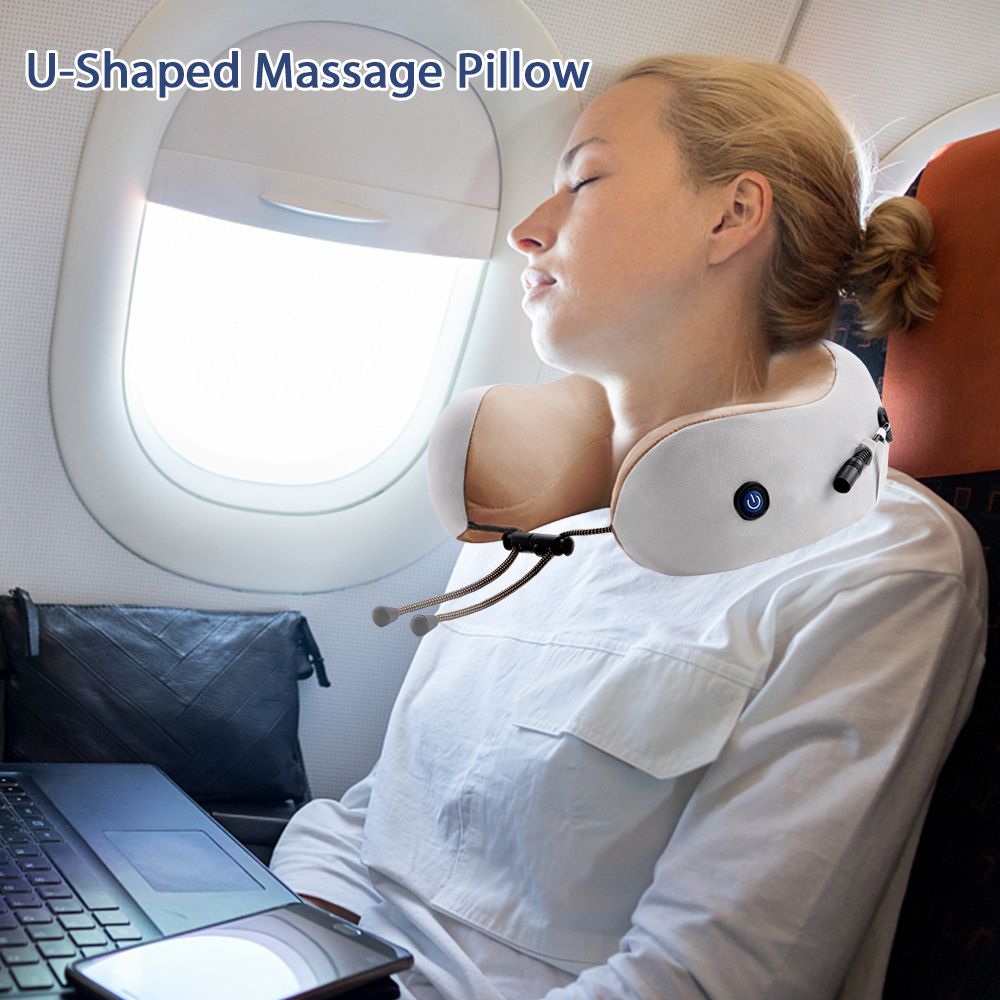 U-shaped Massage Pillow Electric Neck Massager 15min Timing