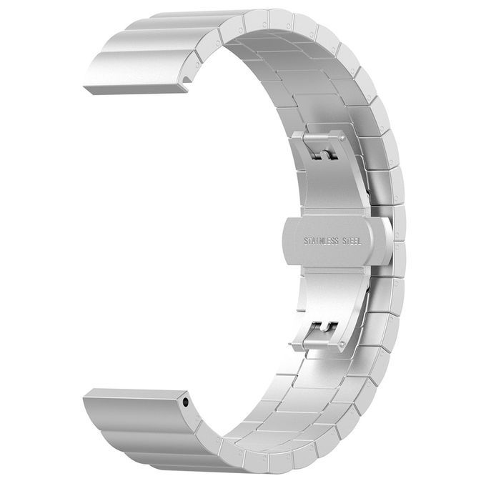 22mm Metal Bracelet Wrist Watch Band For Huawei Hornor Magic Silver