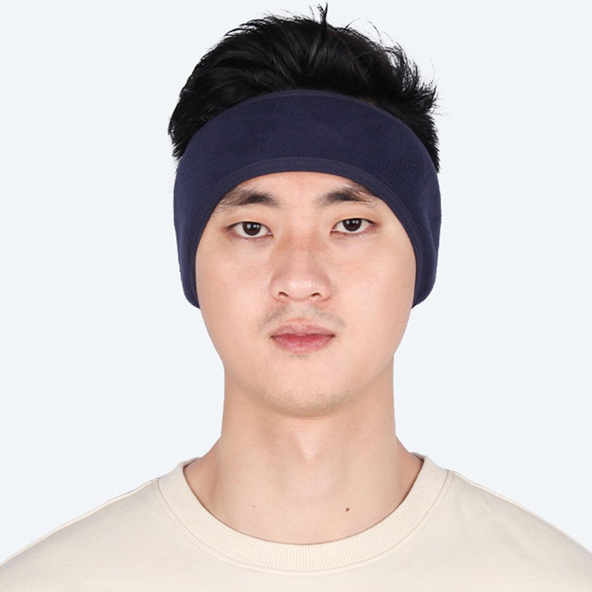 Warm Headband Thermal Sport Ear Warmers Headband Dark Blue