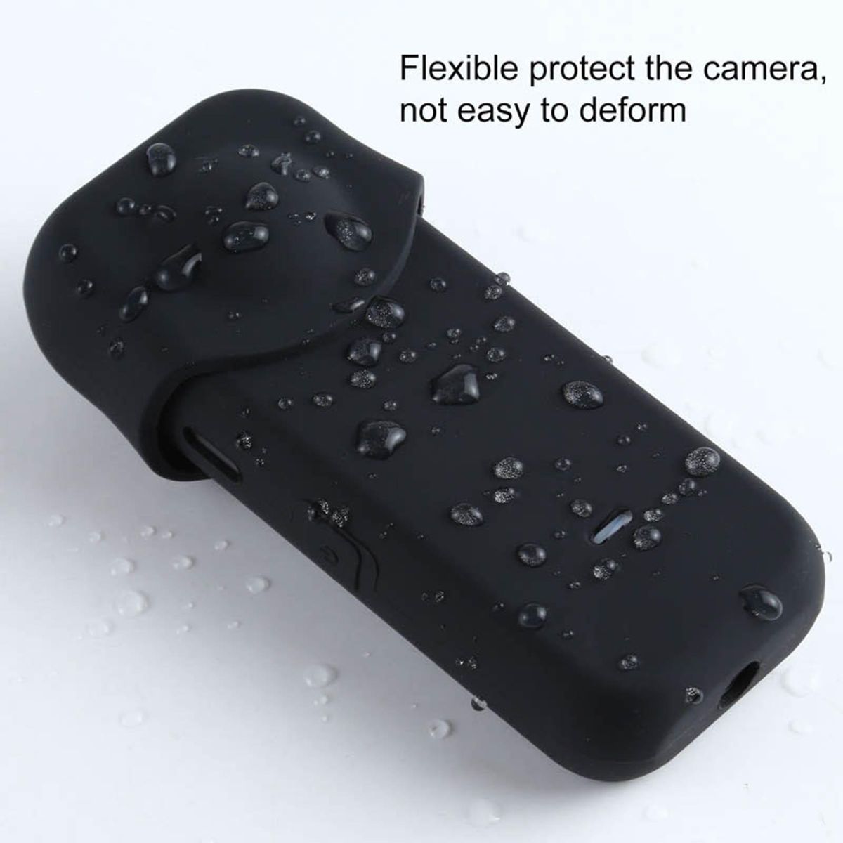 PULUZ Full Body Dustproof Silicone Protective Case with Lens Cover Replacement for Insta360 ONE X2 Panoramic Camera