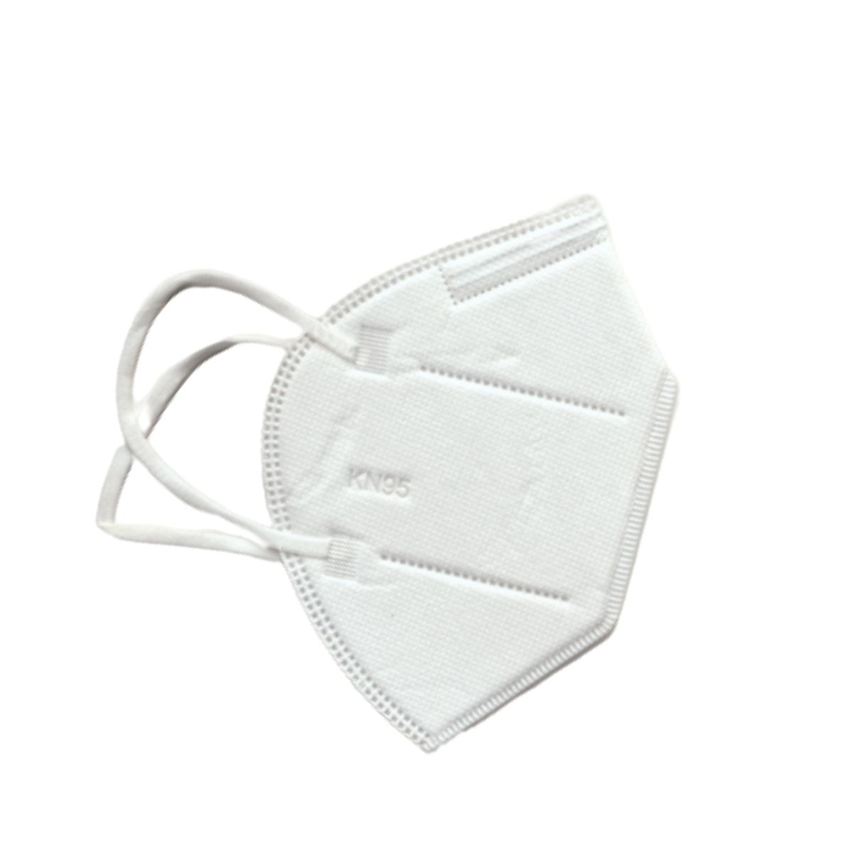 KN95 FLAT FOLD RESPIRATOR / MASK (DISPOSABLE) - 5PCS