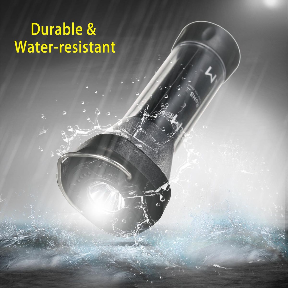 USB Rechargeable Flashlight Waterproof Camping Tent Light Magnetic Work Light with Tripod for Outdoor Camping Emergency