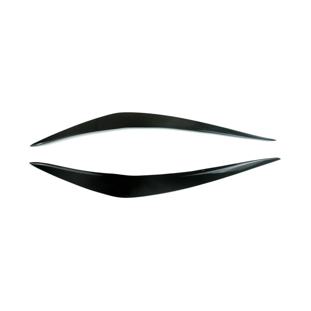 For BMW 1 Series F20 116I 118I M135I 2015-2019 Front Headlight Cover Garnish Strip Eyebrow Cover Trim Sticker Resin