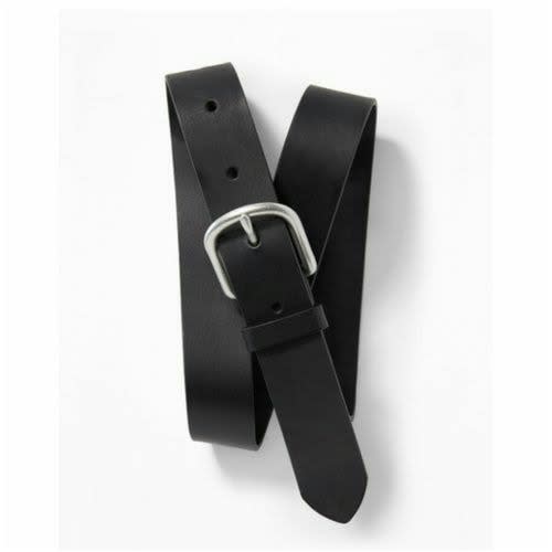 Italian Pure Leather Belt - Black