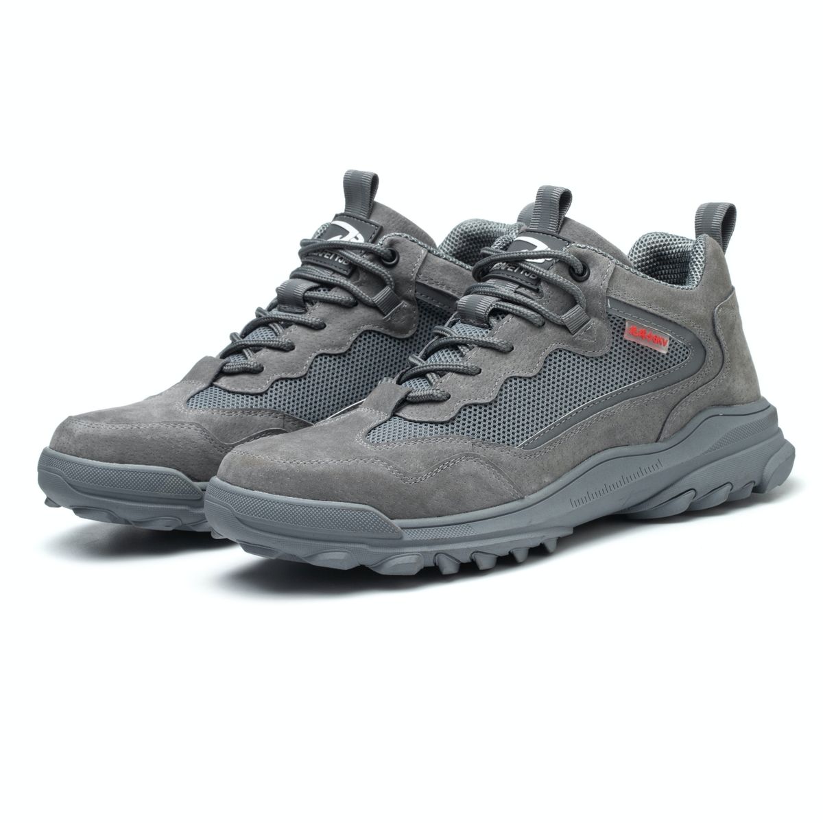Safety Boots Steel Toe Work Shoes Breathable Leather Upper