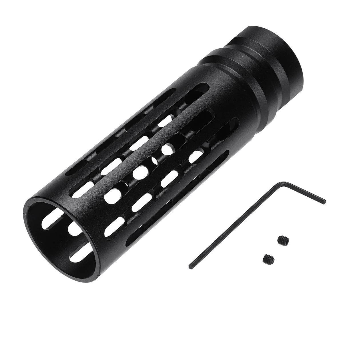 Full Metal BLASTER Silencer Muffer Black Attachment For JinMing Gen8 M4 Black Deep Black