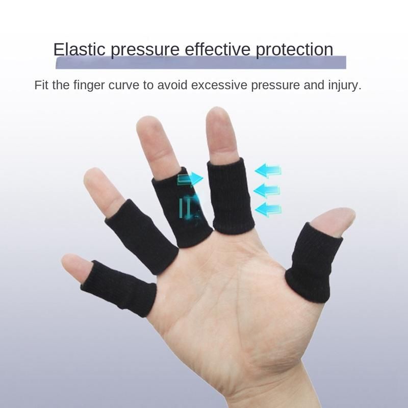 10Pcs Finger Brace Splint Sleeve Thumb Support Protector