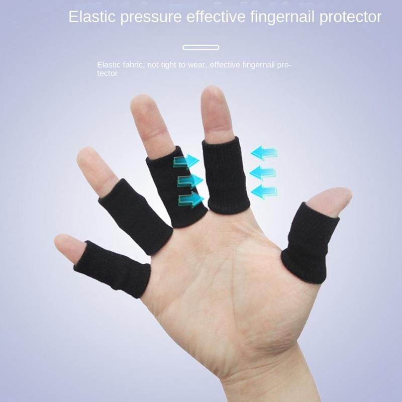 10Pcs Finger Brace Splint Sleeve Thumb Support Protector