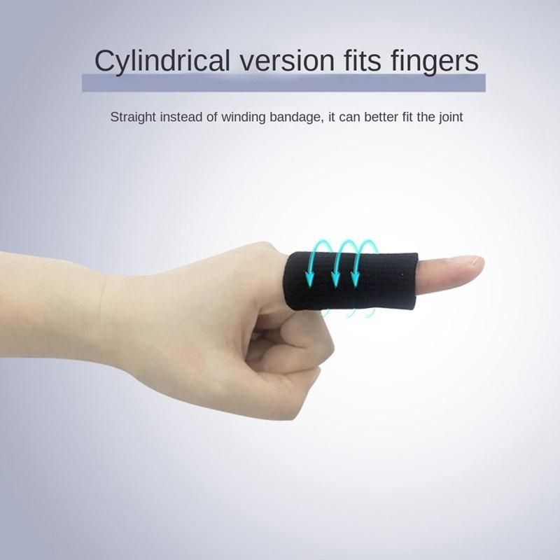 10Pcs Finger Brace Splint Sleeve Thumb Support Protector