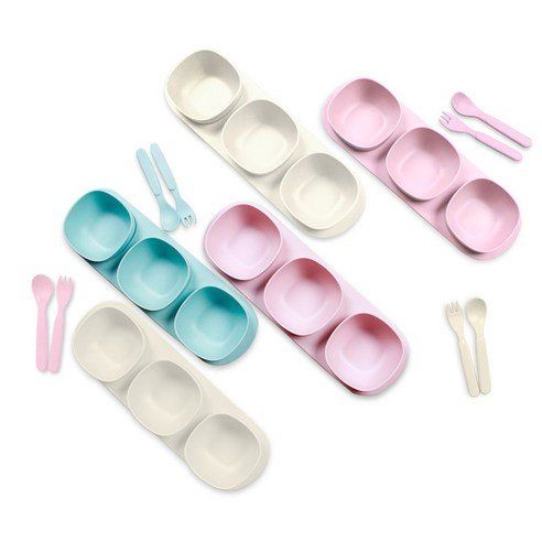Baekwoon Home Shopping Infant Food Plate Daycare Center