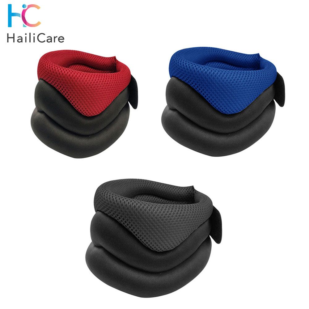 Cervical Neck Traction Pillow Neck Support Posture Corrector Cervical Collar For Pain Relief Neck Stretcher Braces UShape Pillow(#Type A Black)