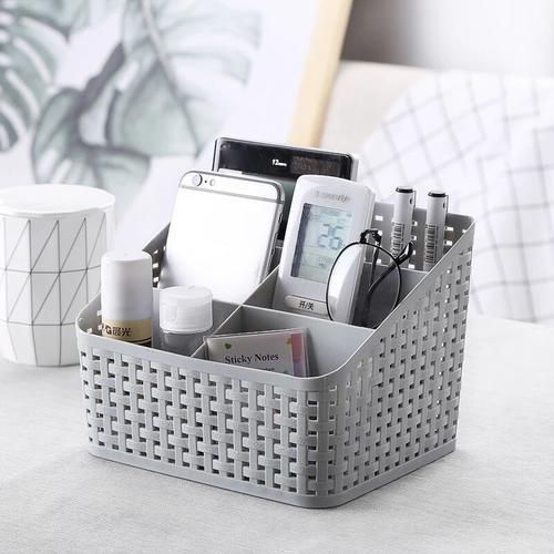Plastic Makeup Storage Box Cosmetic Organizer Desktop Office Storage Skincare Case Lipstick Storage Case Jewelry Organizer Box